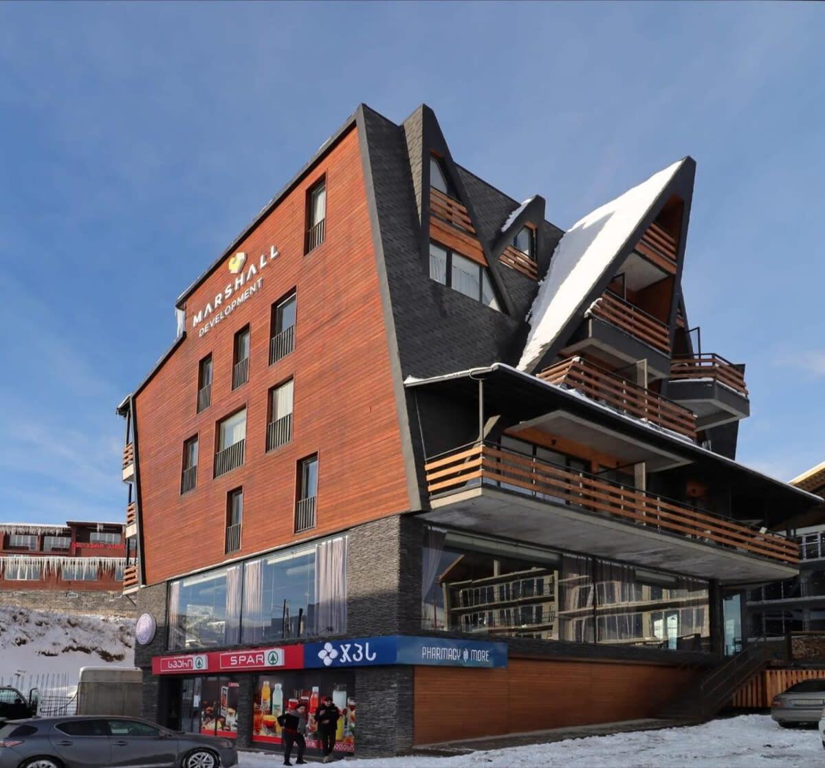 Super Stylish And Cozy 2 Bedroom 4Or6 People Apartment In Key Location In Marshall Gudauri Project Ski Resort Екстер'єр фото